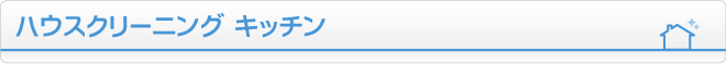 ハウスクリーニング キッチン